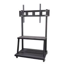 Rolling tv stands are essentially tv carts on wheels. China Black Metal Portable Height Adjustable Large Mobile Av Cart Media Corner Tv Stands And Rolling Tv Cart With Casters Wheels 50 60 70 80 90 100 Flat Screens China Tv Stands And Tv Stand Price