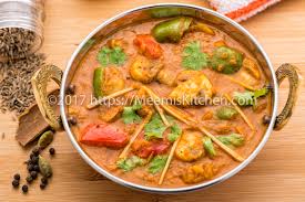 Kadai Mushroom Masala Meemiskitchen