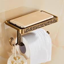 It is sturdy and guarantees to serve you for long. Buy Bathroom Paper Holder 3 Colors Wall Mounted Toilet Roll Tissue Holder Stand Phone Shelf At Affordable Prices Free Shipping Real Reviews With Photos Joom