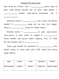 Mari bersyukur tahun 3 : Karangan Isi Tempat Kosong
