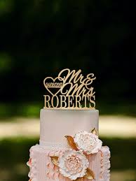 Wedding Cake Topper Last Name Mr Mrs Personalized Rustic Cake Etsy Gold Cake Topper Wedding Vintage Cake Toppers Cake Topper Initials