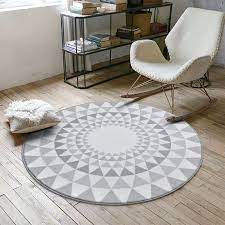 We have an oriental rug with the plastic mat on top. Gray Series Round Carpets For Living Room Computer Chair Area Rug Children Play Tent Floor Mat Cloakroom Rugs And Carpets21 Carpet Aliexpress