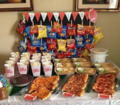 Circus Birthday Party Ideas Kids Circus Themed Snack Table Carnival Birthday Parties Boy Birthday Parties Sports Birthday Party