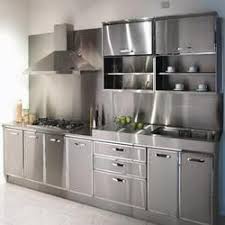 Stainless Steel Kitchen Cabinet In 2020 Aluminum Kitchen Cabinets Steel Kitchen Cabinets Stainless Steel Kitchen Cabinets