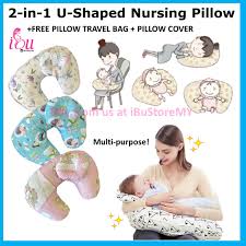 Buy Nursing Pillow Baby Breastfeeding Cotton Cover U Shape Newborn Cushion Multi Color Online Eromman