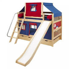 So, if you have a small roof and you want to fit both a bed and a study desk, these plans will come handy. Top 10 Kids Loft Beds With Slides Bunk Bed With Slide Bunk Beds Bed With Slide