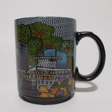 Highlands Coffee Vietnam Mug Advertising Chain City Scene Cup Highlandscoffee Highlands Coffee Mugs Coffee