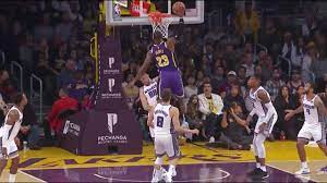 Lebron dunked all over hart on tuesday in the lakers' home win over the pelicans. Lebron James Posterizes Nemanja Bjelica With Unreal Slam Youtube