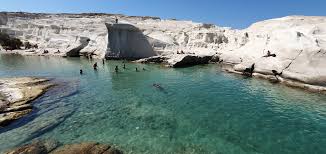 Sarakiniko is a beach on milos island, greece, situated on the north shore of the island. Sarakiniko Beach Milos Visitor S Guide To The Most Stunning Beach In Greece Traveling O Clock