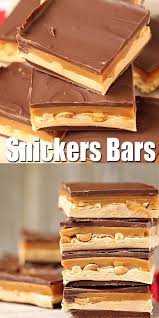 Hausgemachte Snickers In 2020 Desserts Homemade Snickers Easy No Bake Desserts
