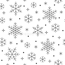 ✓ free for commercial use ✓ high quality images. Seamless Pattern With Black Snowflakes On White Background Flat Line Snowing Icons Cute Snow Flakes Repeat Wallpaper Stock Vector Illustration Of Christmas Design 128793524