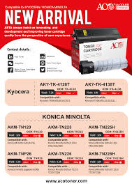 New Product Approch Kyocera Konica Minolta Aco Which do you prefer to work on?