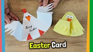 It's a great craft extension to maths learning about symmetrical shapes, and will be a lovely card to make for mother's day. Super Easy Easter Card Youtube