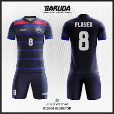 Mentahan gambar baju polos depan belakang untuk edit via dadangsew.com. Desain Kaos Futsal Depan Belakang Warna Biru Yang Elegan