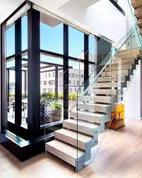 Zig Zag Staircases Demax Arch In 2021 Floating Stairs Glass Railing Stairs Staircase Design