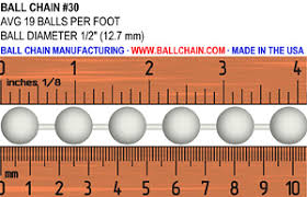 Diffrent diffrent types of rulers available here to measure anything with it you can also check some extra features of this website like length conversion and currency conversion the first ruler you see in the website is green color funky looking ruler it's. Ball Chain Sizes Bead Chain Sizes Size Chart
