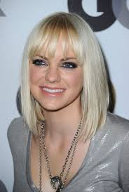 Anna Faris Medium Straight Cut with Bangs