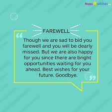 Best memento quotes selected by thousands of our users! Happy Farewell Wishes