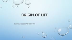 Theories Of Origin Of Life On Earth Online Biology Notes