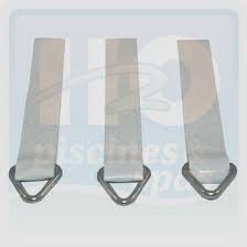 Accroche Murale De Tablier Deltalock Pour Couverture De Piscine Delta Blanche H2o Piscines Spas