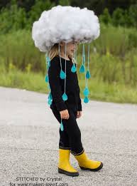 Change To Cloudy With A Chance Of Meatballs Homemade Halloween Costumes Diy Halloween Costumes For Kids Rain Cloud Costume