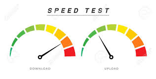 This is the type of speed most people think of when they think of internet speeds. Speed Test Internet Measure Speedometer Icon Fast Upload Download Rating Quick Level Tachometer Accelerate Royalty Free Cliparts Vectors And Stock Illustration Image 133433802