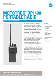How to lock/unlock the motorola cp1660 · next: Brosura Statie Portabila Analogica Motorola Dp1400 Manualzz