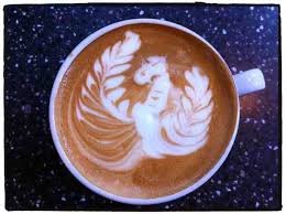 Latte Art Free Pour Dragon Latte Art Latte Coffee Love