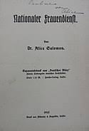 She was one of the first women to receive the ph.d. Dewiki Alice Salomon