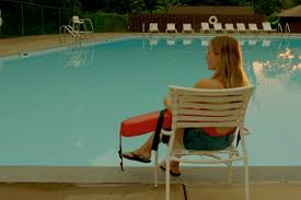 The pool succeeds as a situational movie where sequences unravel creating more and more problems of escape and doesn't quite work as a man vs. The Lifeguard Trailer With Kristen Bell Popsugar Entertainment