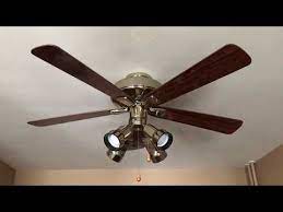 Check out our ceiling fan with light selection for the very best in unique or custom, handmade pieces from our lighting shops. Hunter Infiniti Ceiling Fan 52 Bright Brass Greatest Hits Remake Youtube Ceiling Fan Fan Greatest Hits