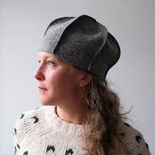 Buy TAMI Sky Blue Wool Felt Hat, Wool Hat for Women by Schnuck-schnuck,  Felt Hat, Children's Hat Made of Felted Loden Online in India