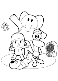 Pocoyo Ausmalbilder 8 Pocoyo Y Sus Amigos Pocoyo Paginas Para Colorear De Barbie