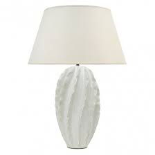 White Ceramic Table Lamp In 2020 Ceramic Table Lamps Table Lamp Ceramic Table