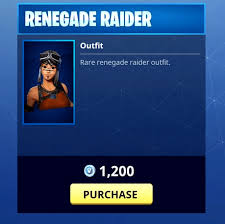 Finally the renegade raider is coming back in fortnite! Fortnite Renegade Raider Skin Rare Outfit Fortnite Skins