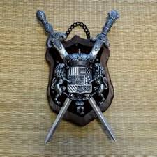 They have a shiny lacquer finish which allows. Wall Plaques And Display Mini Swords Southern Swords