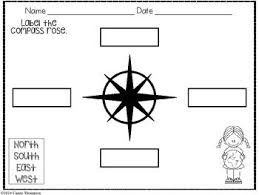 Labeling A Compass Rose Freebie Compass Rose Compass Rose Activities Map Skills Worksheets