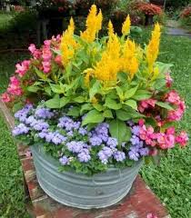 Fresh And Beautiful Container Garden Flowers Ideas 29 Homeideas Co In 2020 Container Garden Design Container Flowers Container Gardening