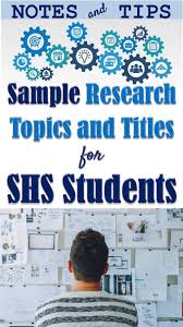 Check spelling or type a new query. Sample Research Topics And Titles For Senior High School Students Research Topics Research Title Research Topics Ideas