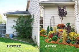 12 Before And After Garden Makeovers That Will Inspire Your Next Outdoor Project Garden Makeover Front Yard Landscaping Home Landscaping