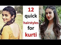 12 Kurti Hairstyles For Ladies Quick Hairstyles Easy Hairstyles Cute Hairstyles Hairstyle Youtube Easy Hairstyles Hair Styles Cute Hairstyles