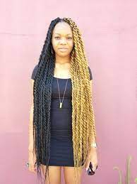 Black And Blonde Senegalese Twists I Love This Look It S So Me Hair Styles Natural Hair Styles Blonde Braids