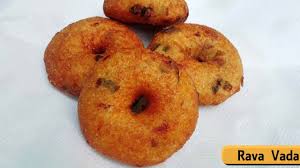 Rava Vada Semolina Donut Sooji Vada Simple Indian Snack Recipe Youtube