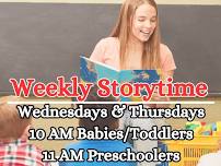 Weekly Storytime Preschool
