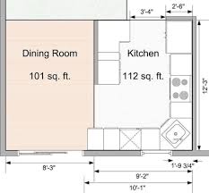 Standard Kitchen Dimensions And Layout Engineering Discoveries Kitchen Layout Plans Small Kitchen Floor Plans Floor Plan With Dimensions