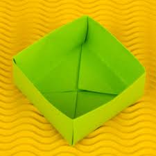 Faltanleitungen schritt für schritt erklärt. Origami Schachtel Falten Geschenkbox Mit Deckel Basteln Anleitung