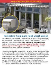 Sunsetter Awnings Motorized And Xl Patio Awning Awning Patio
