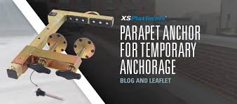 Parapet Anchor For Temporary Anchorage Fall Protection Xsplatforms