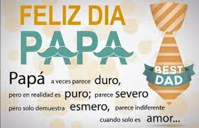 Una celebración en honor a los padres, la paternidad, busca acercar los lazos entre padres e hijos. Facebook