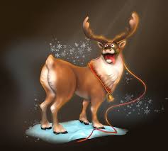 Stylized Model Christmas Deer Character 2d To 3d Speed Sculpt Christmas Deer 3d Characters Stylized